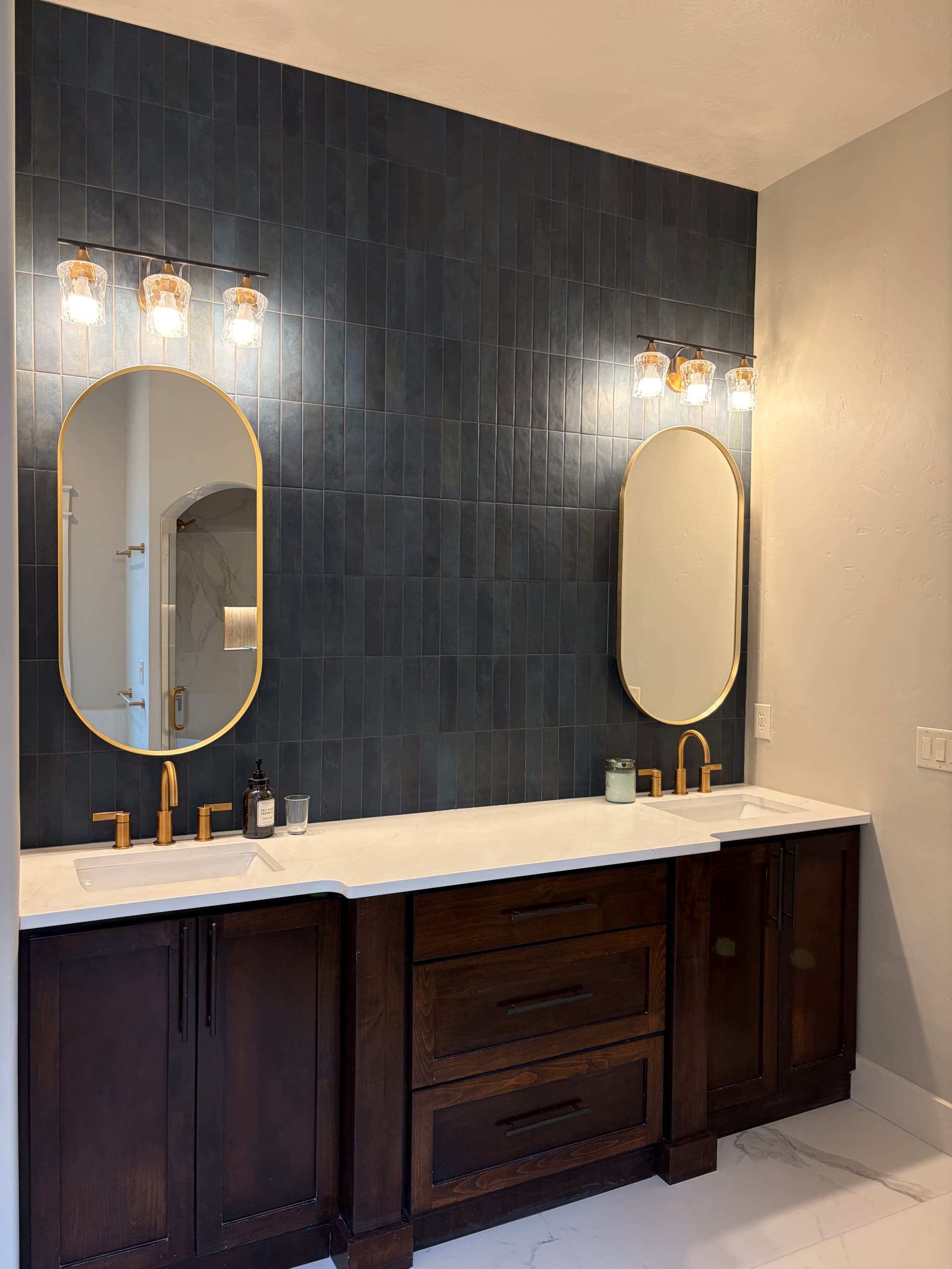 Gallery photos for Full Master Bathroom Remodel in Meridian Delivers Luxury Upgrades: Image #1
