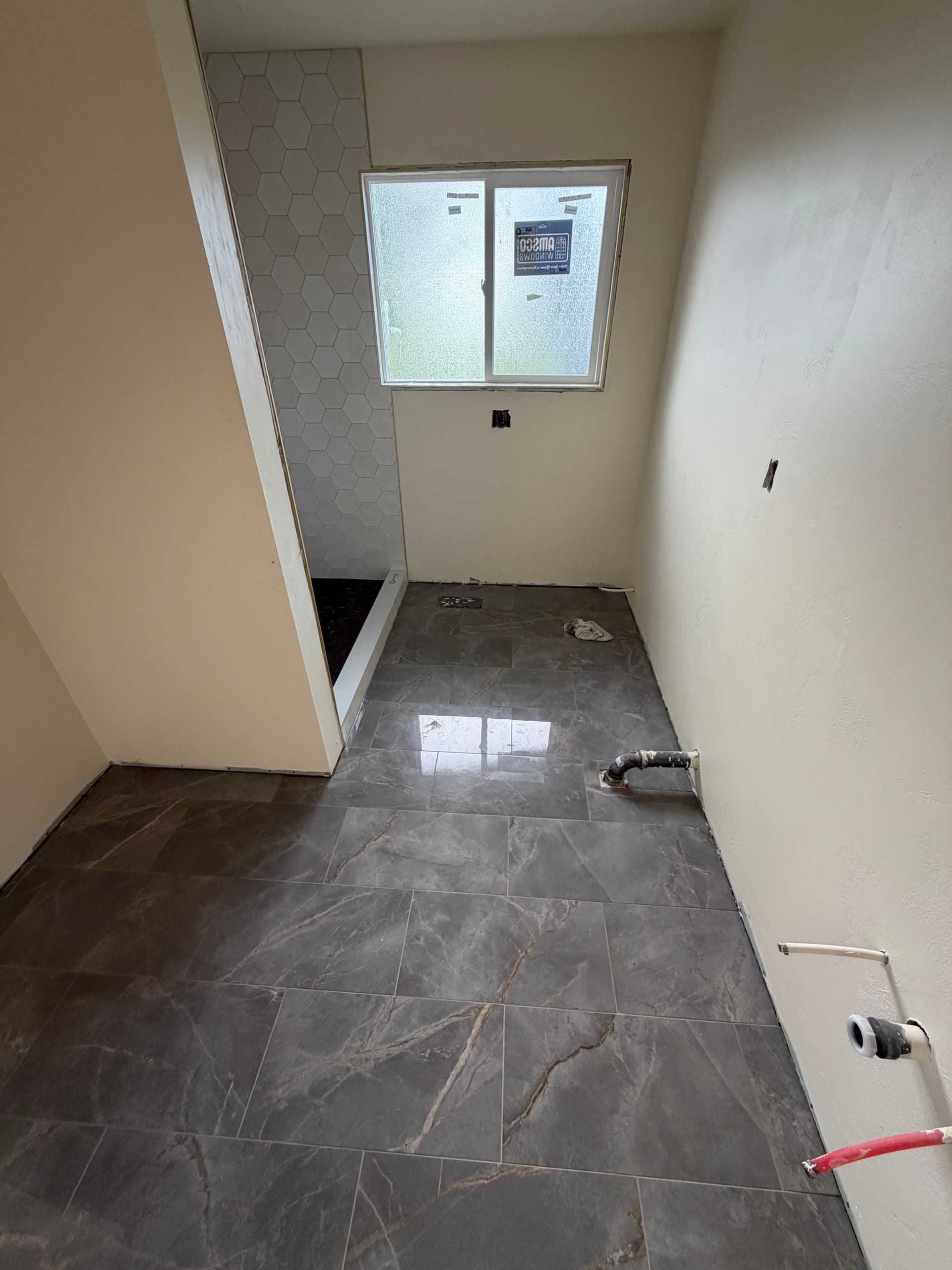 Gallery photos for Water Damage Bathroom Rebuild with Custom Tile Shower: Image #3