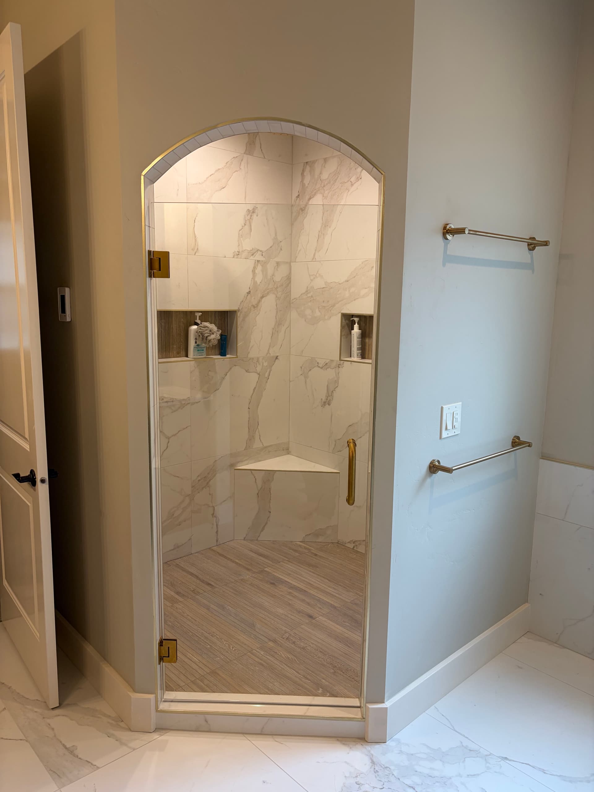 Gallery photos for Full Master Bathroom Remodel in Meridian Delivers Luxury Upgrades: Image #2