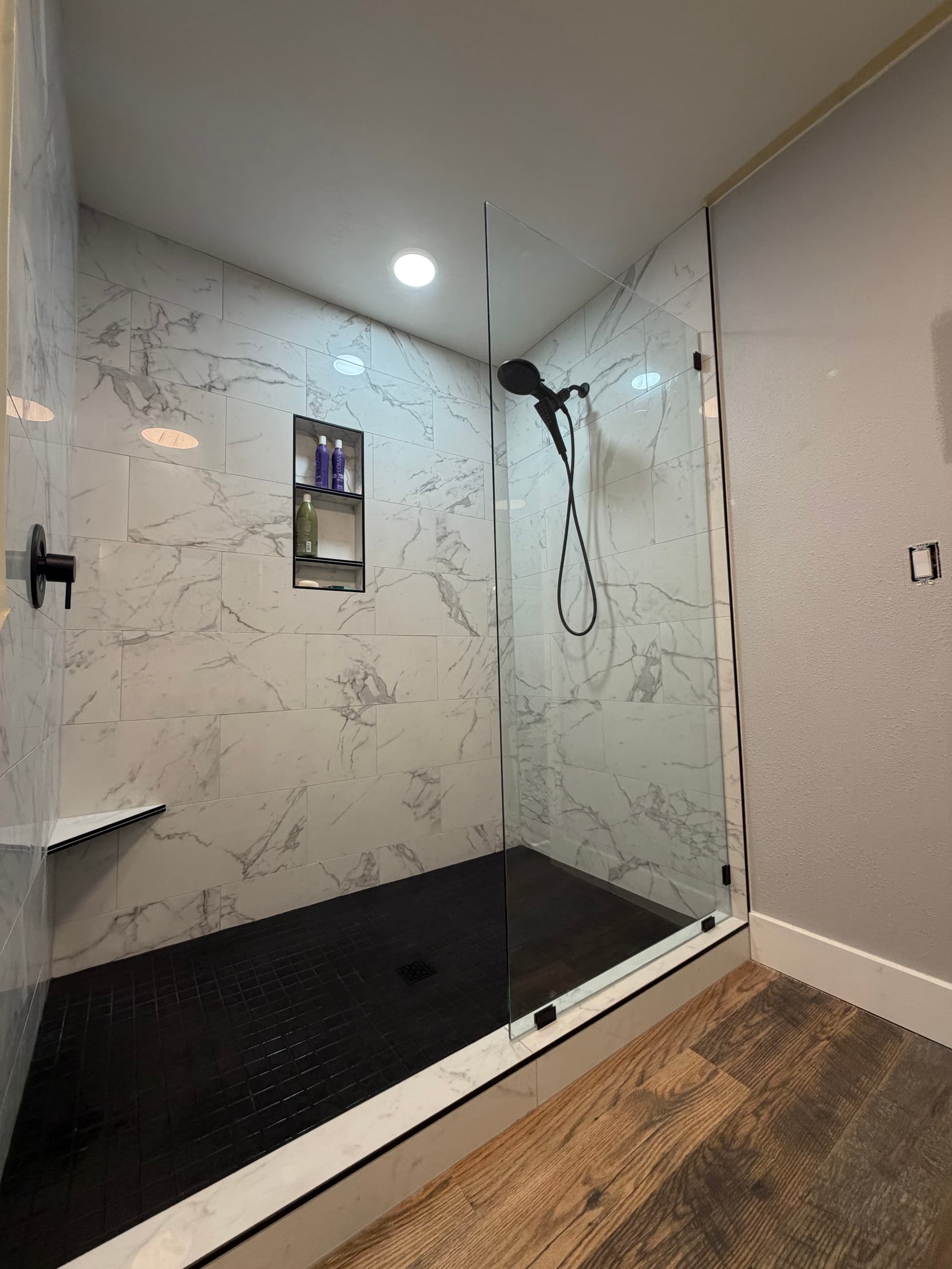 Tub Removal and Custom Walk-In Shower Build in Treasure Valley image