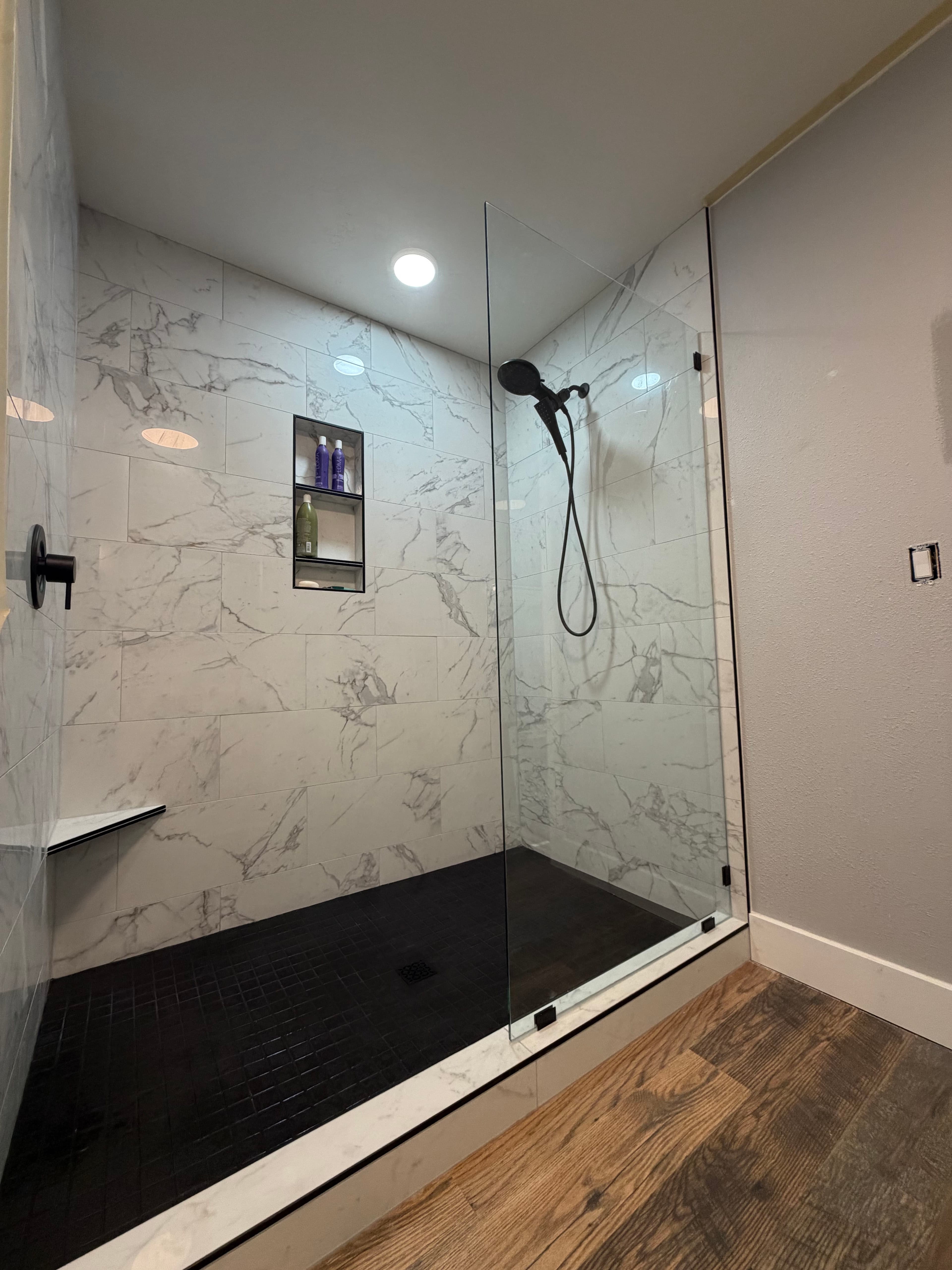 Project Tub Removal and Custom Walk-In Shower Build in Treasure Valley image
