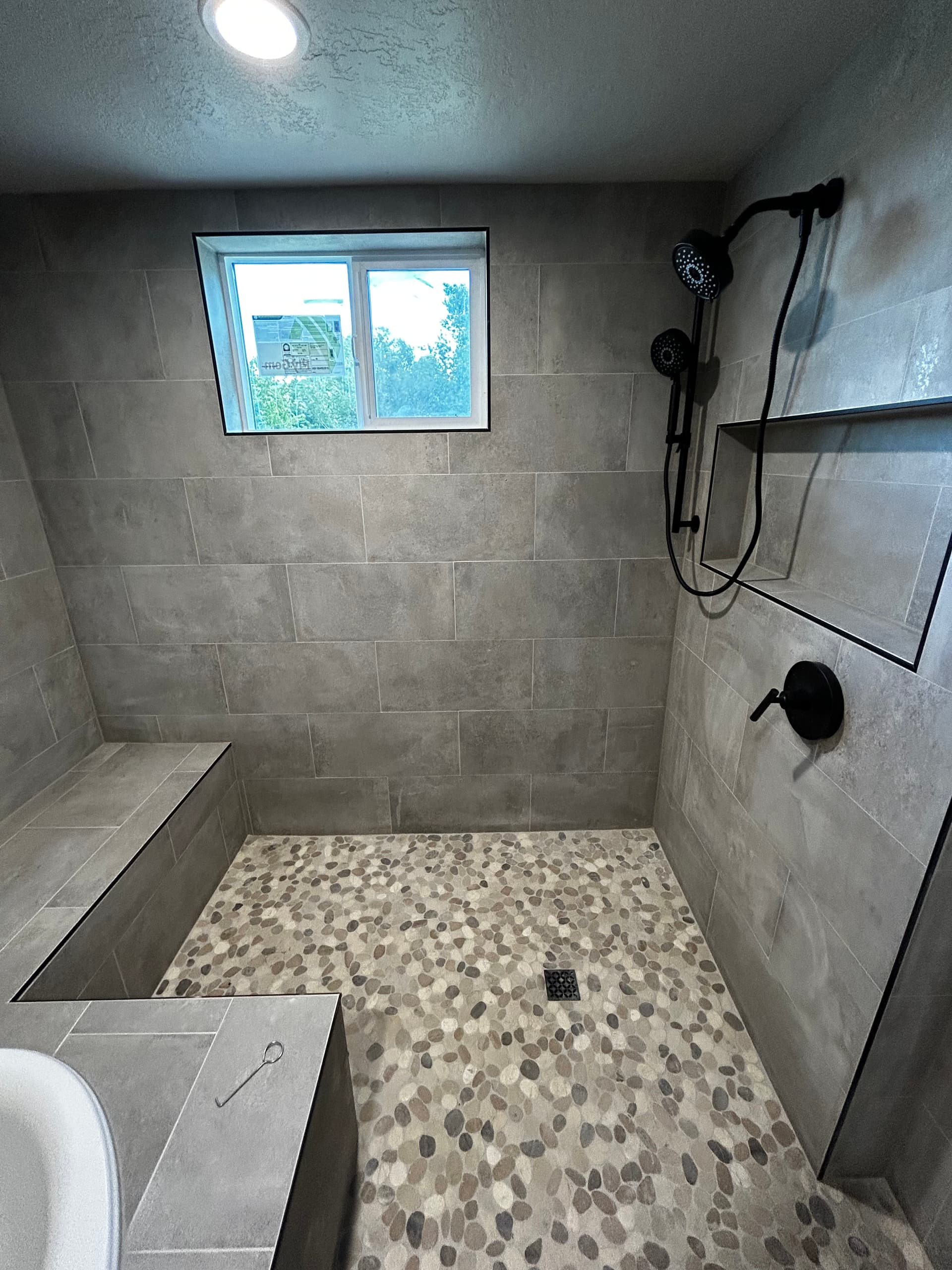 Gallery photos for Luxurious Bathroom Oasis Featuring Spa-Style Wet Room: Image #1