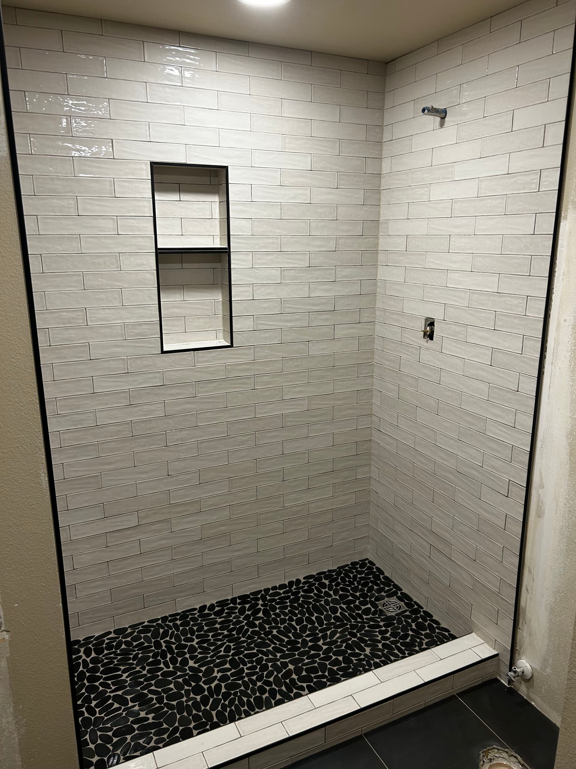 Gallery photos for Stunning Bathroom Makeover with Custom Tile Work in Nampa: Image #1