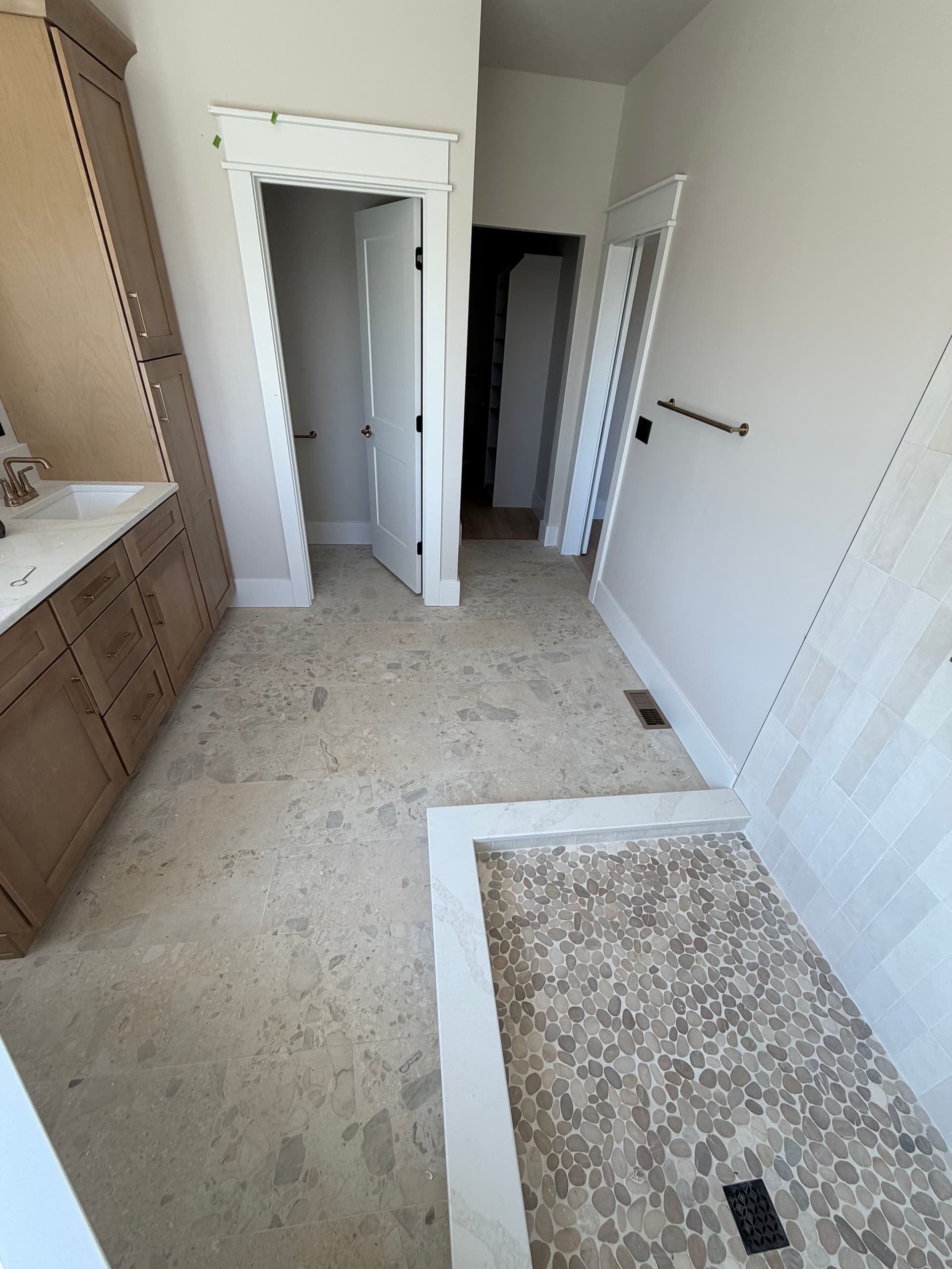 Gallery photos for New Construction Bathroom with Custom Tile Shower and Built-In Niches: Image #2