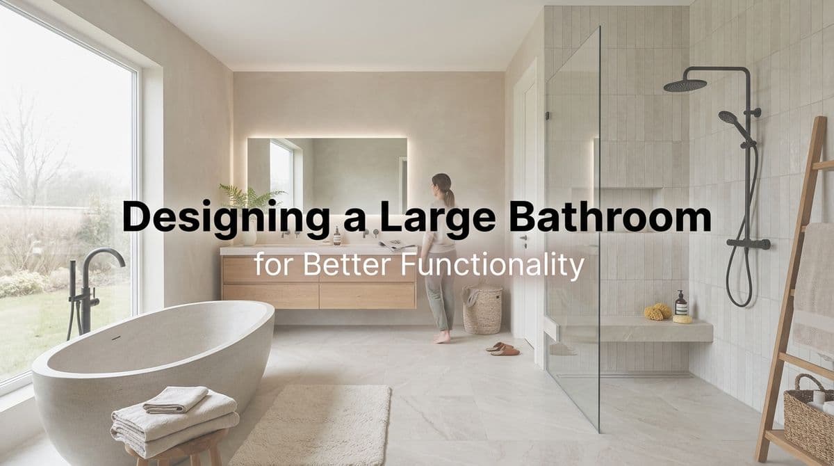Designing a Large Bathroom for Better Functionality image